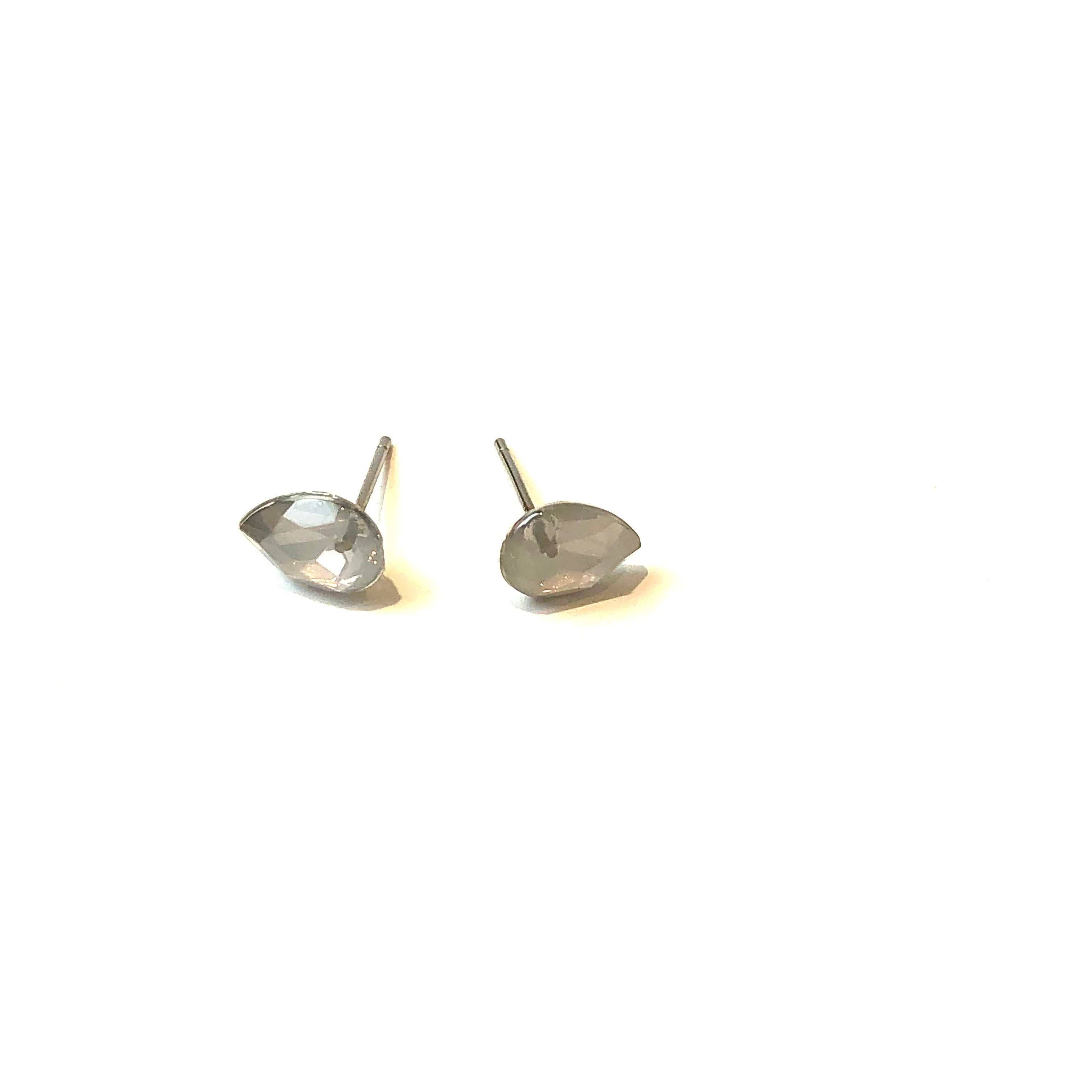 Teeny Opal Teardrop Shine-On Stud Earrings