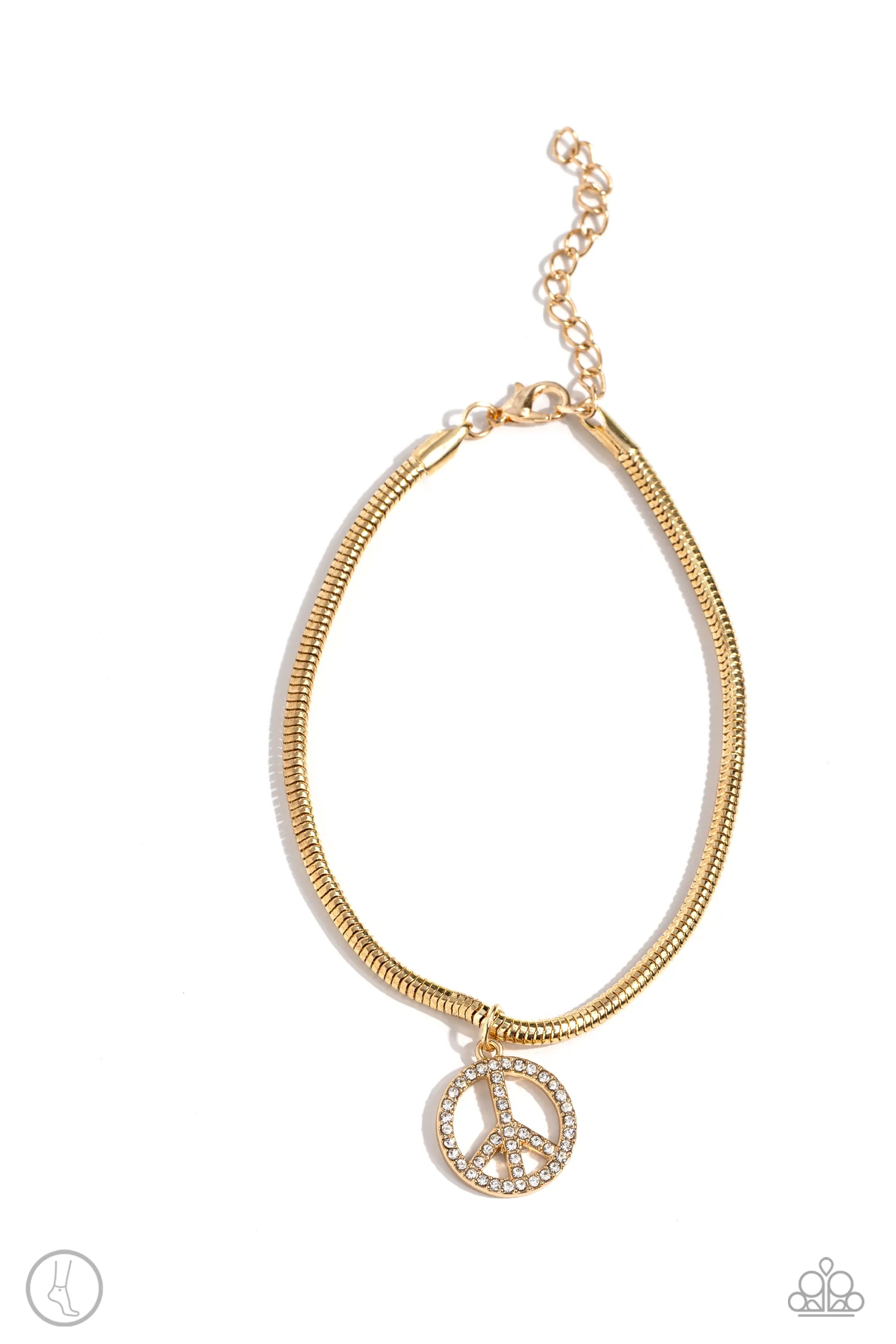 Urban Anklet Pampered Peacemaker - Gold