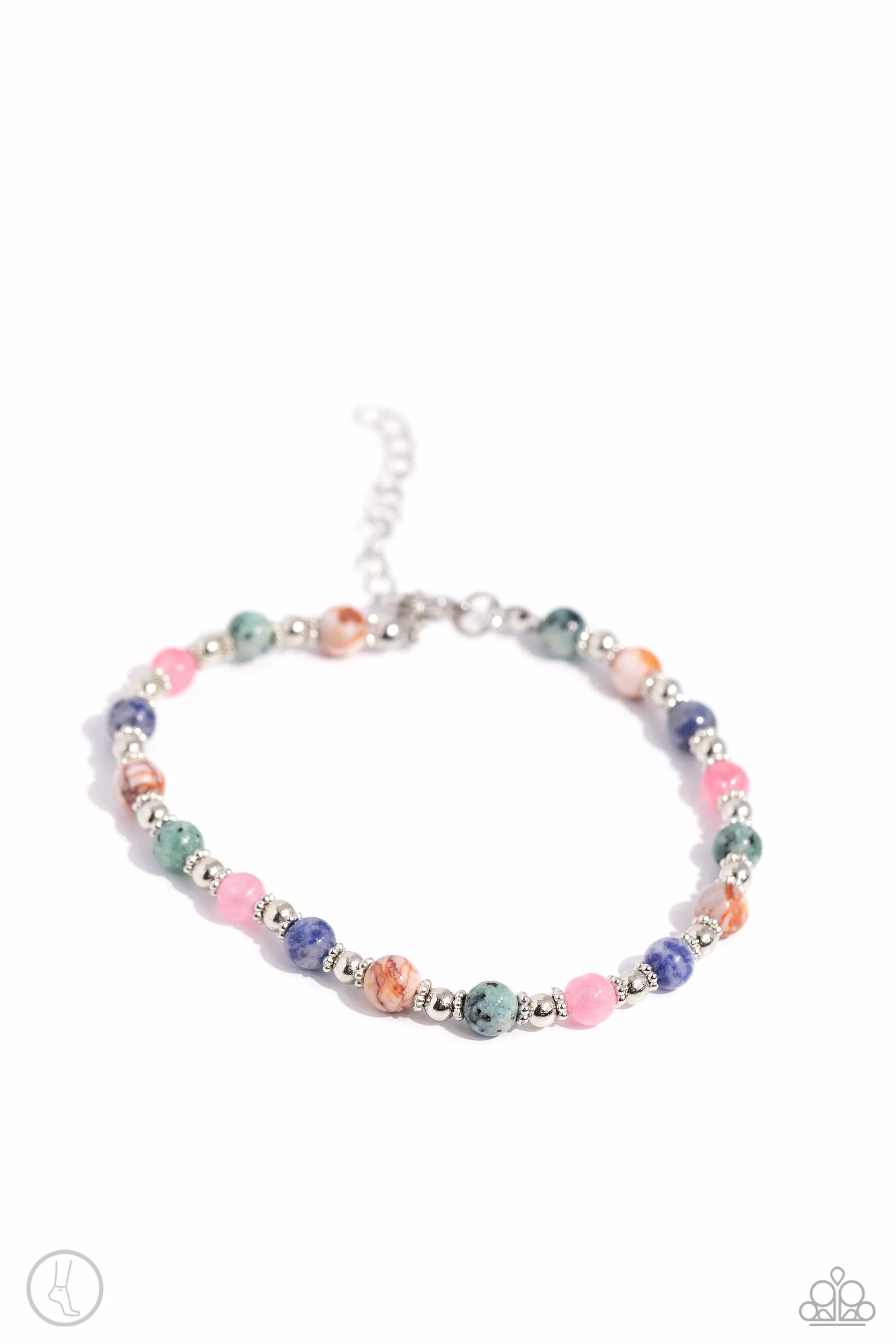 Urban Tranquil Tribute - Multi Anklet A3006